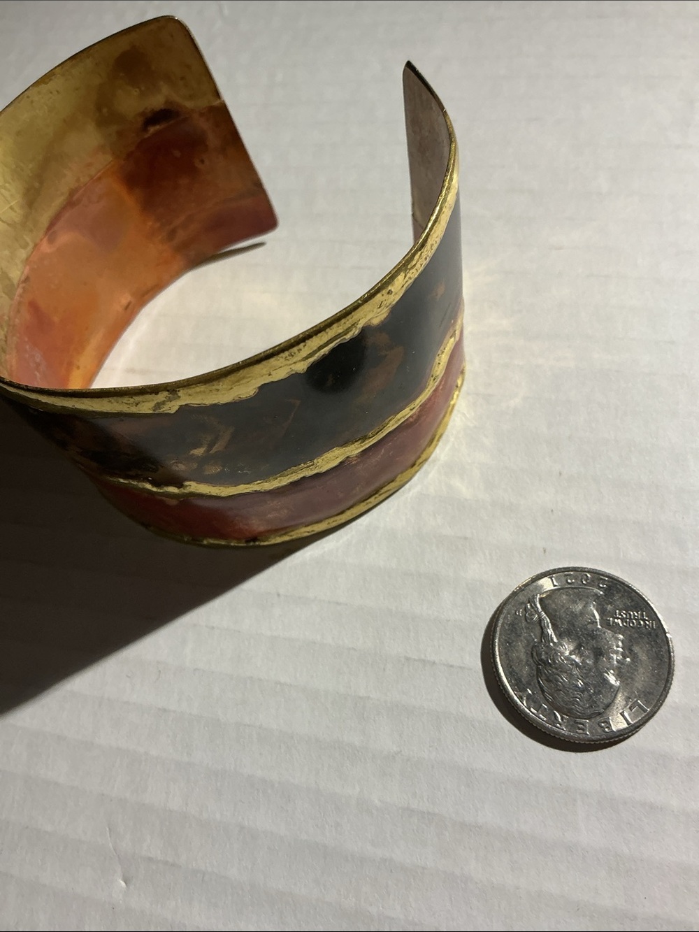Cuff colored bracelet - Picture 4 of 4
